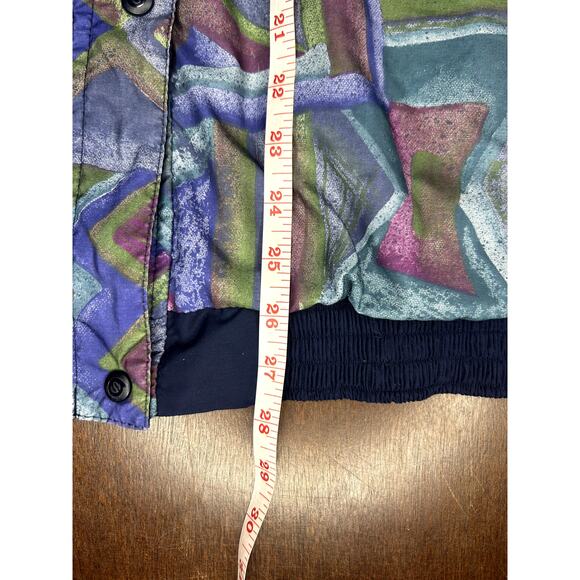 VTG 1990s Gore-tex The Coeur d'Alene LPGA Golf Tour Full Zip Up Abstract Jacket - Picture 6 of 16